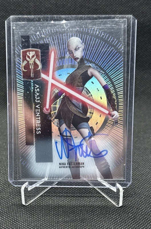 2015 Star Wars High Tec Nika Fetterman Auto Of Asajj Ventress