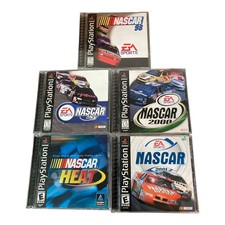 Sony PlayStation 1 PS1 CIB COMPLETE TESTED NASCAR 98 99 2000 Heat 2001 Lot