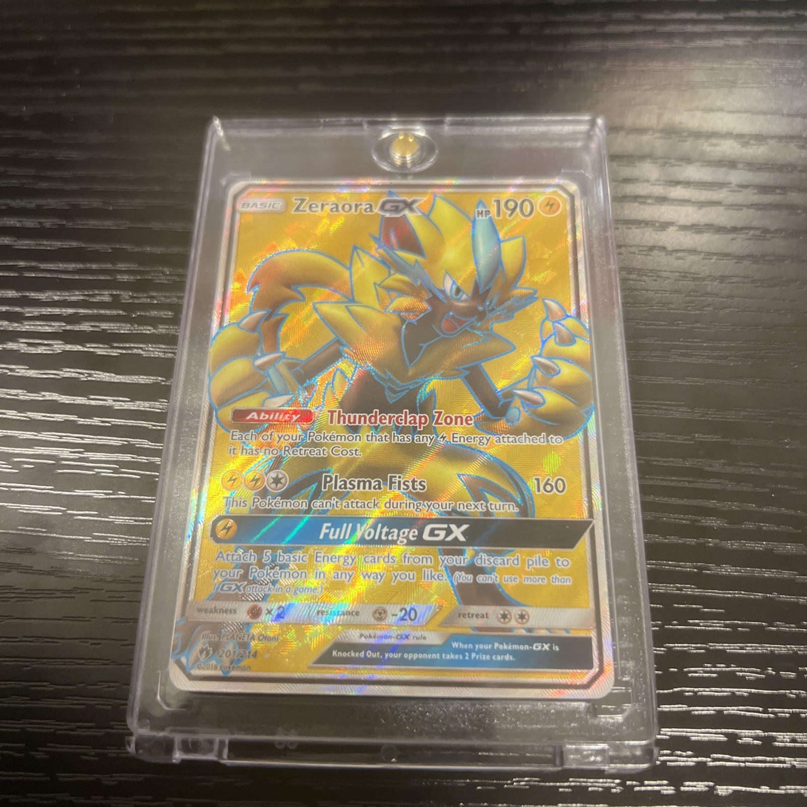 Zeraora GX (Full Art) 201/214 Sm-Lost Thunder Holo