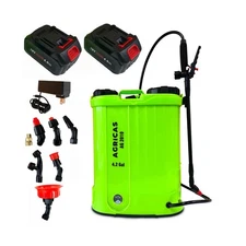 Battery Powered Sprayer 4.2 Gal - 18 V Dual Battery, Adjustable 0-100 PSI Pre...