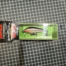 Rapala, CD-3, Sinking, Countdown, 1/8oz. 1-1/2” Long, Silver Color, Fishing Lure