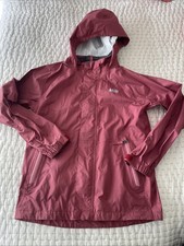 REI Co op Jacket Youth M 10-12 Hooded Rain Waterproof Shell Pink Red