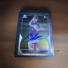 2023 Bowman Draft - Chrome Charlee Soto #BDC-9 Rookie Card MN Twins Box E2