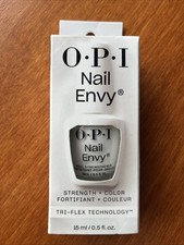 OPI Nail Envy - Strengthener Plus Color - Tri-Flex Technology - Alpine Snow NEW