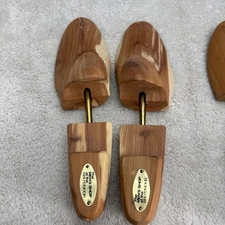 Cedar Wood Shoe Trees Adjustable Sizing Size XL Lot of 2 Pairs