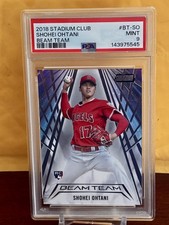 2018 Topps Stadium Club - Beam Team Shohei Ohtani #BT-SO (RC) PSA 9 New Slab! 