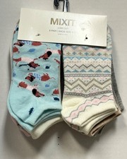 Women's MIXIT 6 pack of socks NEW with tags dachshund