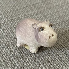 Vintage Peter Fagans Colourbox Hopscotch Miniatures Hippo Ornament H23 1983