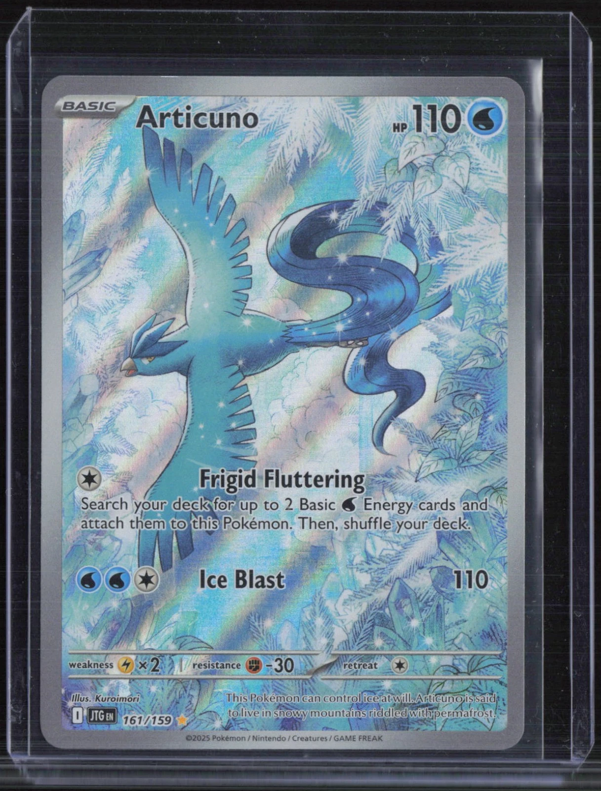2025 Pokemon Journey Together Illustration Rare #161 Articuno