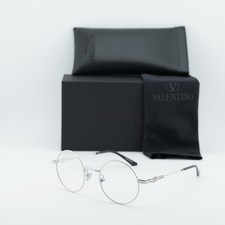 Valentino VLX-173E Silver 48mm Eyeglasses New Authentic