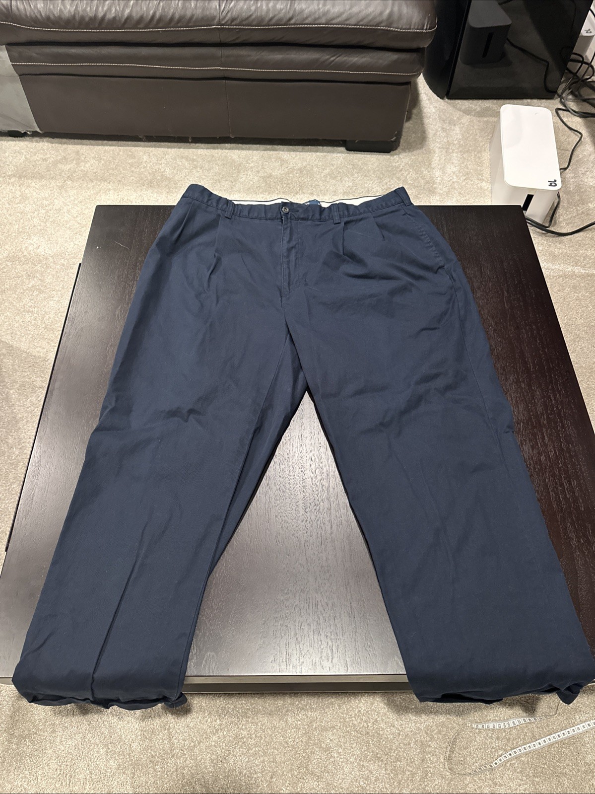 Vintage Ralph Lauren Polo Ralph Lauren Hammond Pant two-pleat chino pants Navy