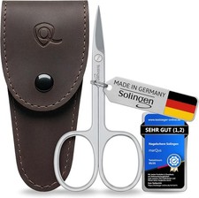 Solingen Nail Scissors Curved Blade   Precision German Steel for Fingernails  T