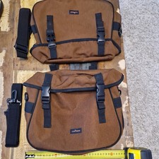 TOURBON Bicycle Double Pannier Motorcycle/Bike Tools Storage Pouch Shoulder Bag