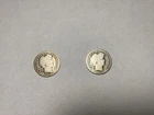 BARBER DIME SEMI KEYS - SET BREAK - 1899o and 1899s - ave. circ. -