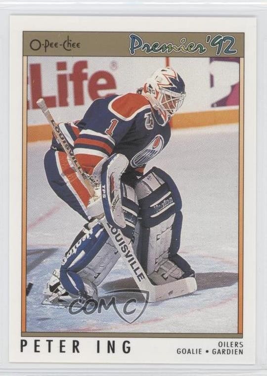 1991-92 O-Pee-Chee Premier Peter Ing #33 0s5