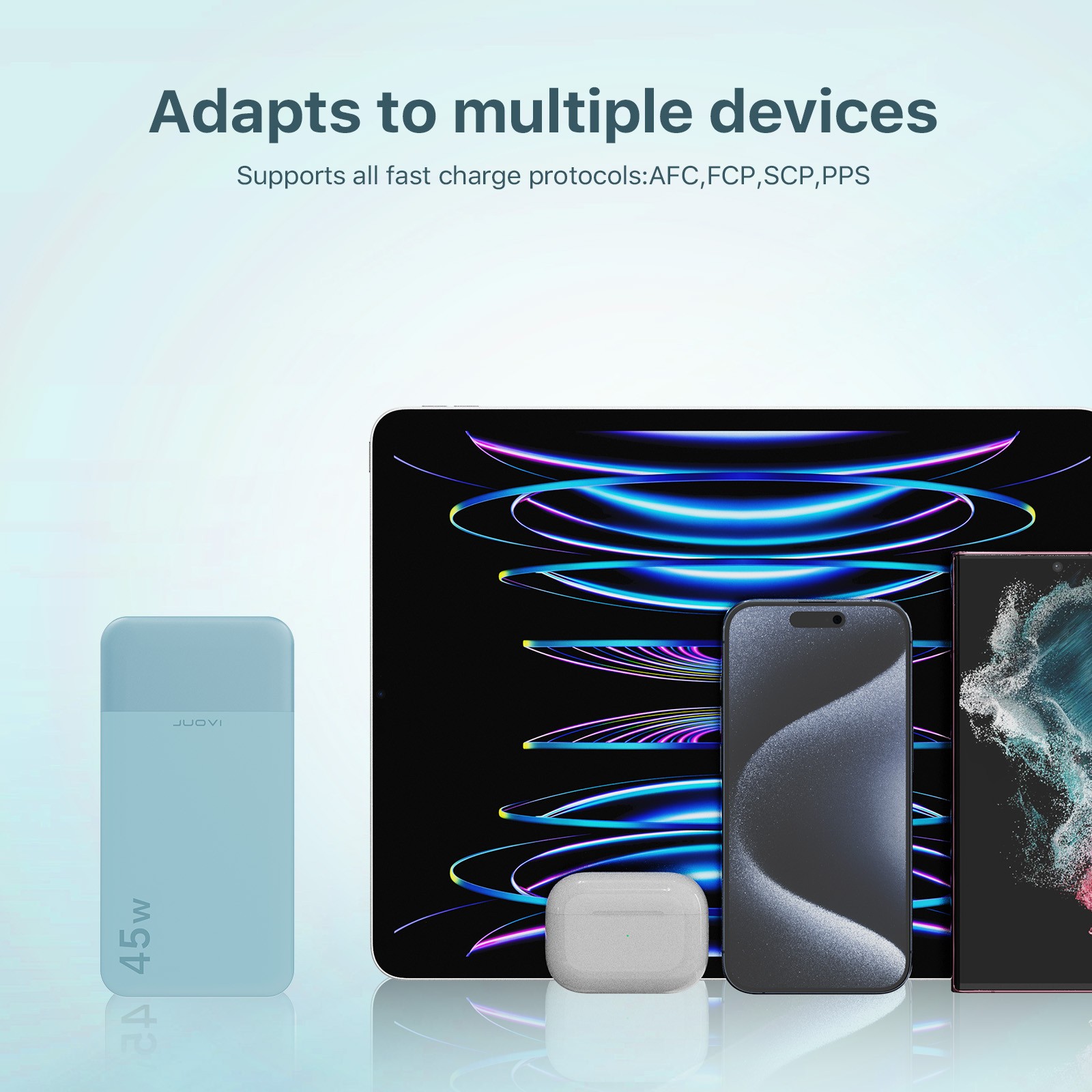 Power Bank 20000mAh 45W Portable Fast Charger External Battery For Laptop Tablet