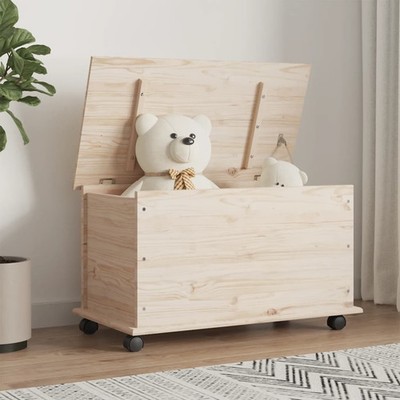 Storage Chest Natural wood Solid pine wood Medium Storage Chest