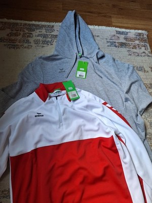 Erima Baumwolle Hoodie und Sweatshirt Training Fitness Handball Neu XXL