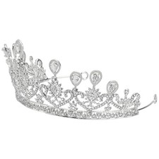  Bride Headpiece Bridal Hair Accessories Headdress Crown Headwear