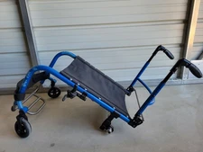TITANIUM  TILITE ZRA Rigid WHEELCHAIR Frame 18"x20" Used  18" X 20" blue 