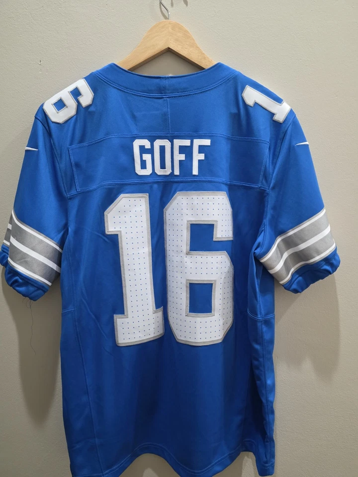 Jared Goff Detroit Lions Nike Vapor FUSE Limited #16 Custom Jersey Size LARGE - Image 2 of 4