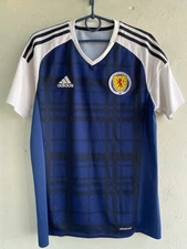 SCOTLAND TEAM 2015 2017 FOOTBALL MEN SHIRT JERSEY HOME ADIDAS ORIGINAL SIZE S