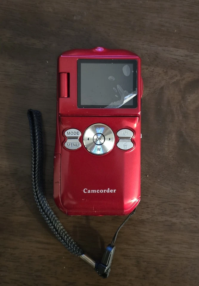 Vivitar DVR 426HD Camcorder -  Red UNTESTED - Image 4 of 4