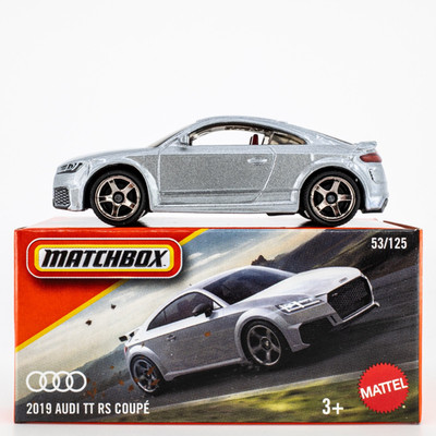 2025 Matchbox Power Grabs #53 2019 Audi TT RS Coupe ICE SILVER