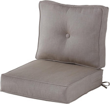 Sunbrella Deep Seat Cushion Set - Fade Resistant for Patio Chairs & Sofas
