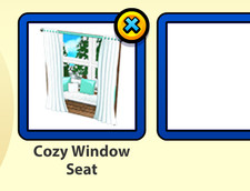 Webkinz Classic Retired Winter Cookie Holiday Item: Cozy Window Seat 2022 READ