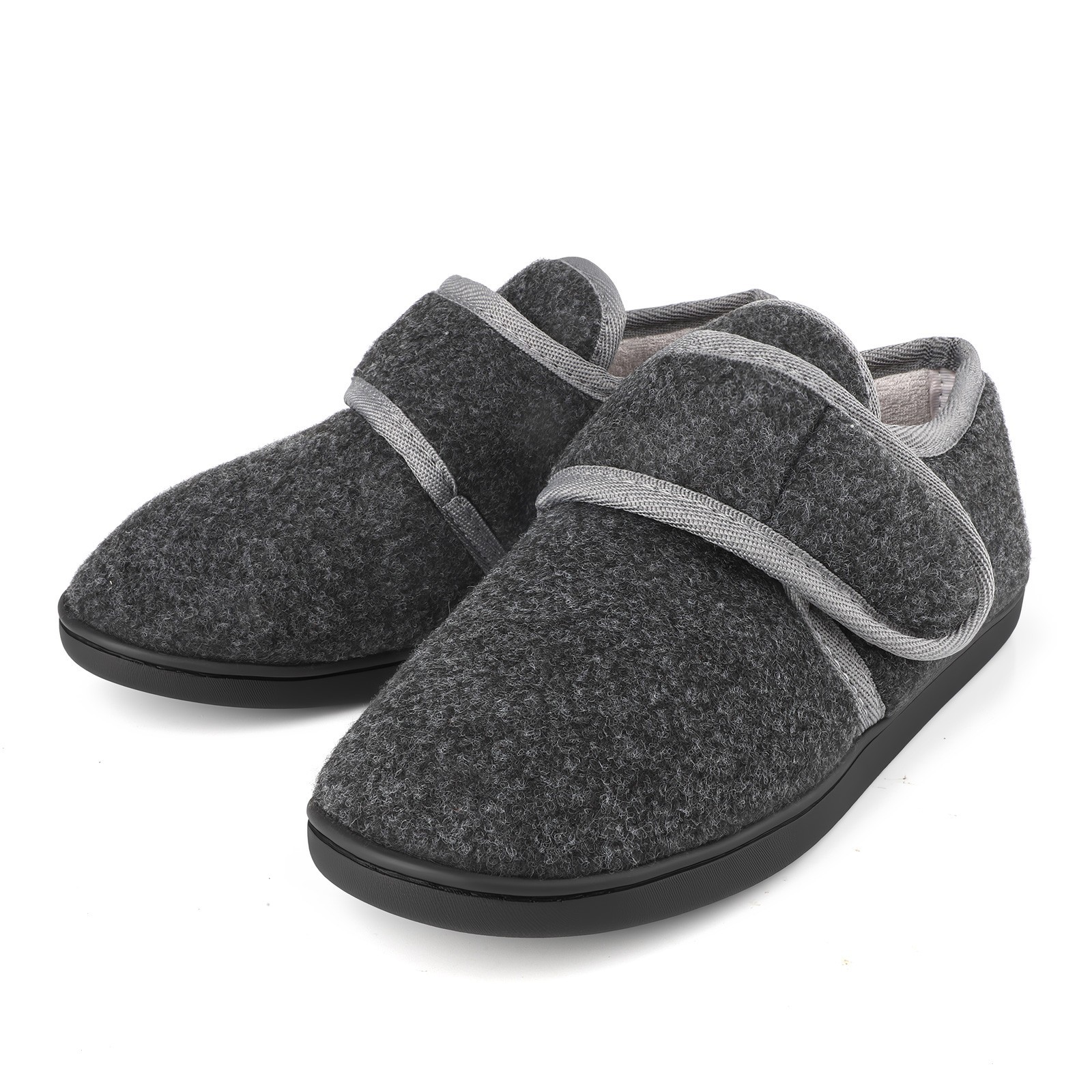Comfortable Felt Slippers Warm Home Shoes Adjustable Shoes