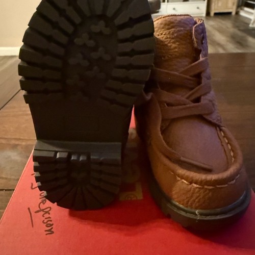 Botas con cordones Levi's para niños color tostado - Imagen 5 de 5