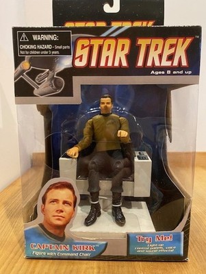 Star Trek: TOS - 7'' Captain Kirk w/Command Chair Diamond Select Sounds & Lights