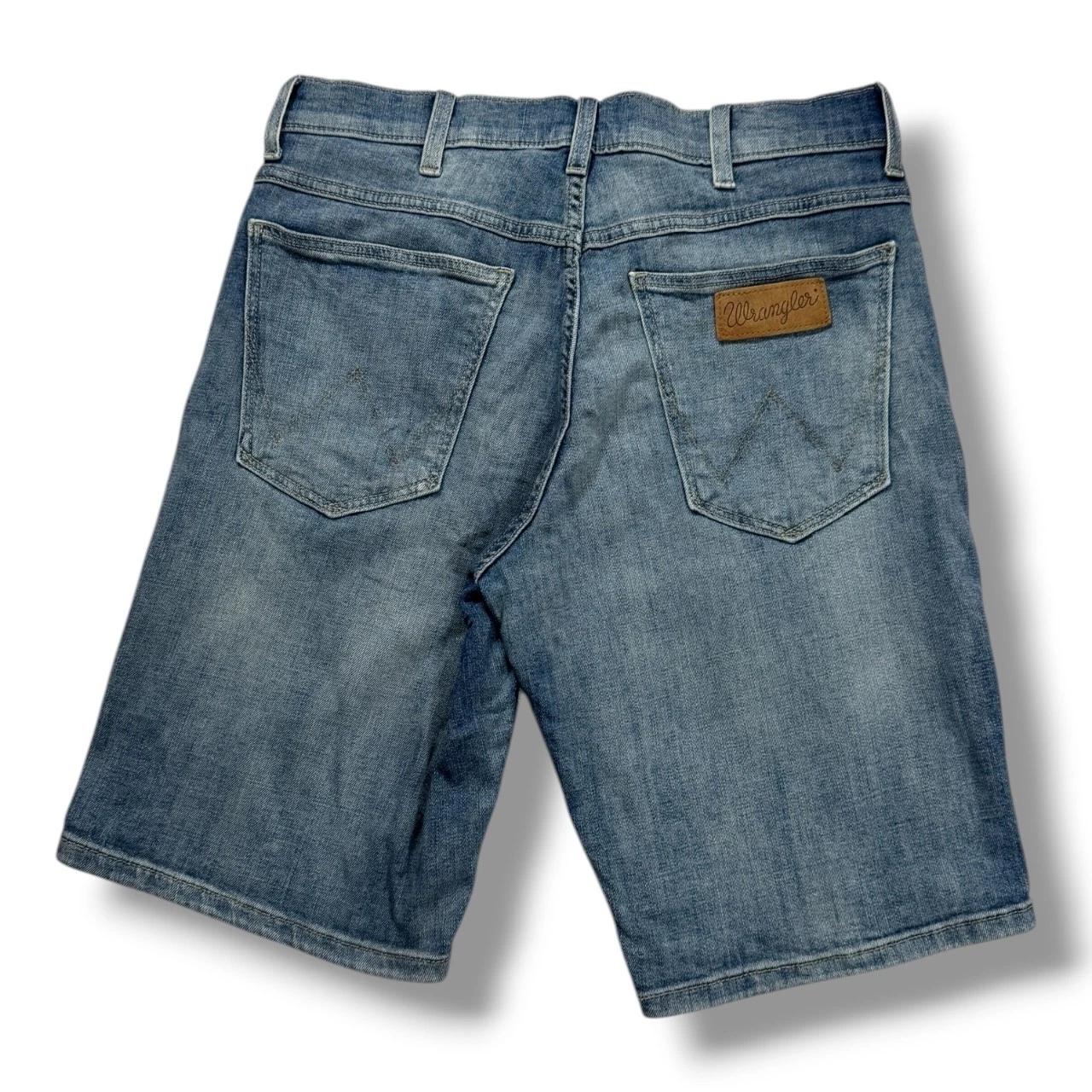 Wrangler Chino Denim Cotton Jean Shorts Size 31 Multipocket Utility