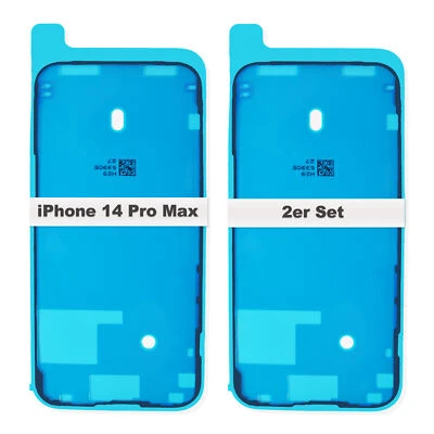 IS-TECK 2x iPhone 14 Pro Max Rahmen LCD Display Kleber Dichtung Klebefolie Wasserdichtun