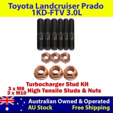 High Tensile Turbo Charger Stud Kit For Toyota Landcruiser Prado 1KD-FTV 3.0L