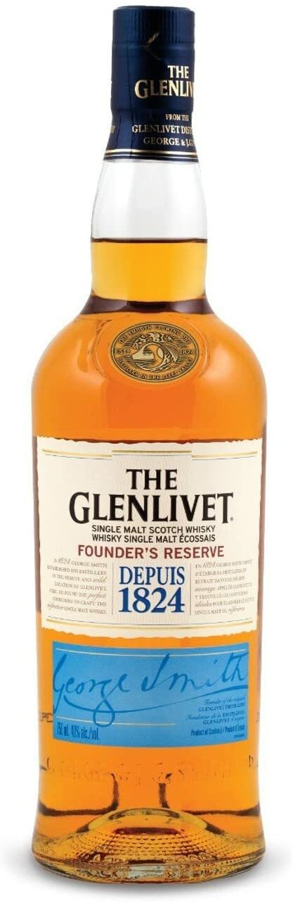 Single Malt Scotch Whisky Glenlivet Founders Reserve 40% 70 cl.