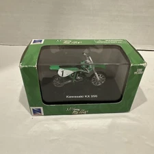 NewRay Mini Bike Motorcycle Kawasaki KX 250 1:32 Scale On Base NIB NIP_Free Ship