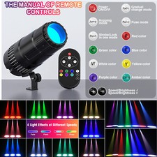 Spot Light Beam Stage Lighting 50w LED Spotlight 6 in 1 RGBW Party DJ Disco KTV
