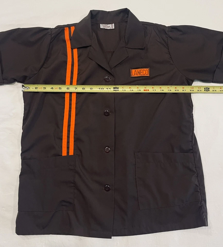 Camisa Uniforme Vintage LANCO Supermercado Prestige Calzoncillo Mujer Pequeña Foto 4 de 4