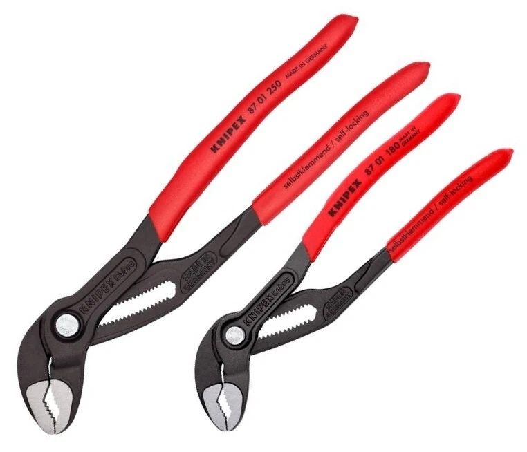 Knipex Cobra 2 Piece Adjustable Pliers Set 7 10 Water Pump Plier