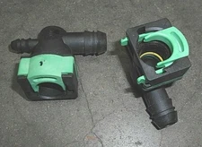 Fluid/Fuel Line Adapter 3/8 Hose Barb x 1/4" Quick Dis-connect (pk-5) (W-8)