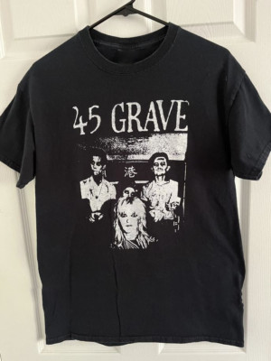 45 Grave Band Death Rock Punk Black Unisex T-Shirt All Size S To 5XL MI163