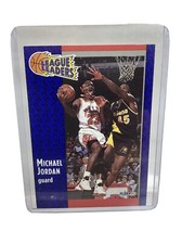 1991-92 FLEER LEAGUE LEADERS MICHAEL JORDAN #220 BRAND NEW OUT OF A PACK GEM MT