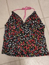 Guess girls swim Top Tankini Size LG Bust 32 Floral