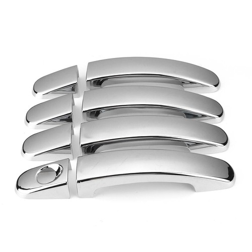 Fits 2012-2021 Ford Ranger 4pcs Triple Chrome Plated Door Handle Cover No SMK - Picture 2 of 2