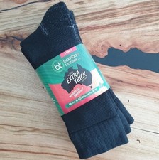 Aussie Made Bamboo Extra Thick Work Socks 3PACK Australian Owned Bamboo Textiles