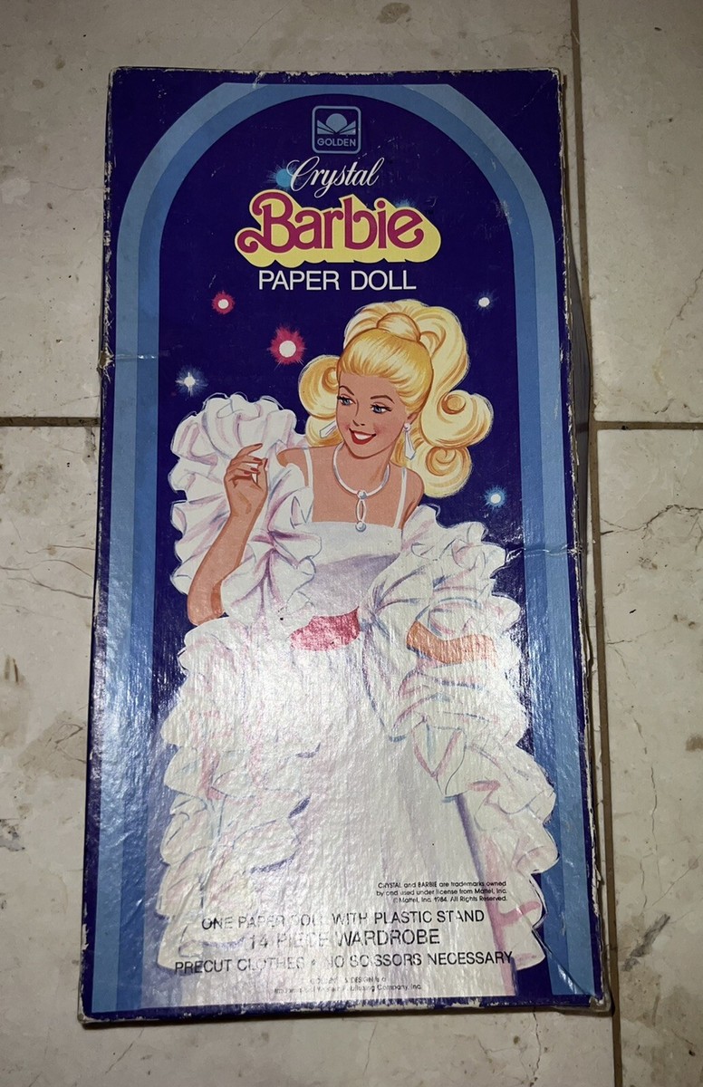 1984 Crystal Barbie Paper Doll & Paper Clothes!! | eBay