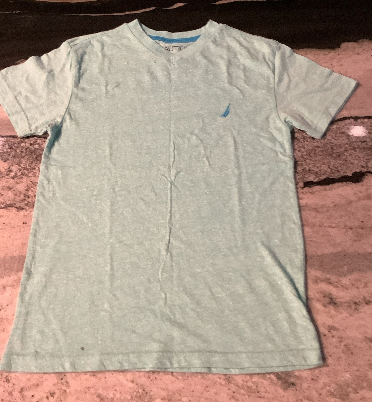 Nautica Boys' Short Sleeve V-Neck T-Shirt - Soft Casual Tee For Everyday Play