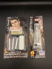 Halloween Vampire Make Up Kit Costume Dress Up Theater 1-WHITE CREAM MAKEUP 1oz